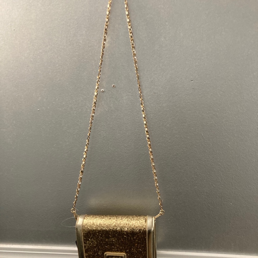 Gold Bebe Clutch